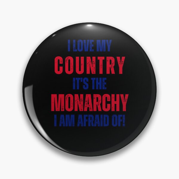 Item preview, I Love My Country But I Am Afraid Of The Monarchy designed and sold by Njoro12.