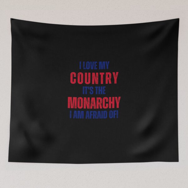 Item preview, I Love My Country But I Am Afraid Of The Monarchy  designed and sold by Njoro12.