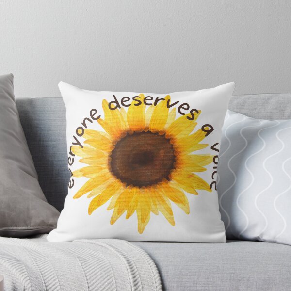 Item preview, Everyone deserves a voice sunflower designed and sold by ciarameadows.