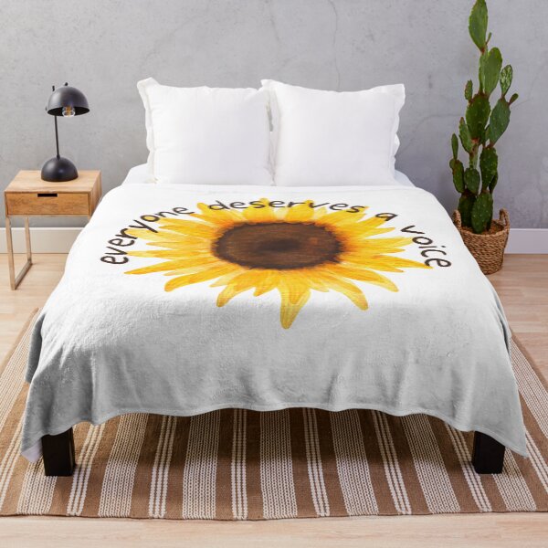Aperçu de l'œuvre Tout le monde mérite une voix tournesol créée et vendue par ciarameadows.