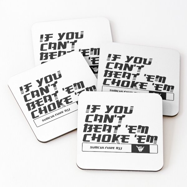 Item preview, BJJ Brazilian jiu-jitsu white Belt choke designed and sold by TheEP.