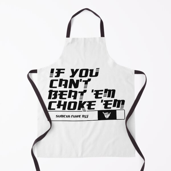 Item preview, BJJ Brazilian jiu-jitsu white Belt choke designed and sold by TheEP.