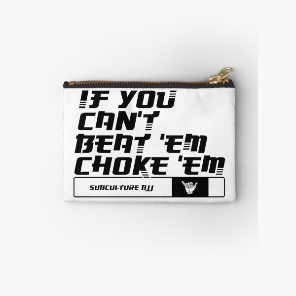 Item preview, BJJ Brazilian jiu-jitsu white Belt choke designed and sold by TheEP.