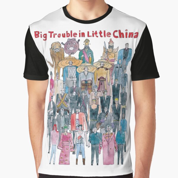 Vista previa del artículo con la obra «Big Trouble In Little China Team Illustration», diseñado y vendido por defuma.
