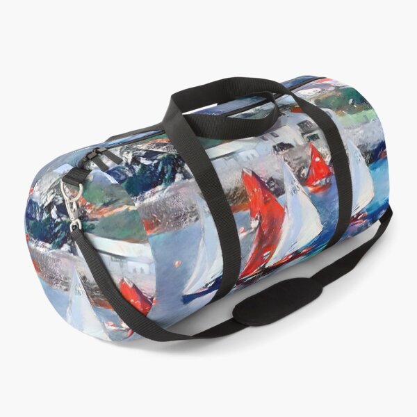 Item preview, AI Seabird Half Rater Sail Boats Racing at Trearddur Bay designed and sold by LymphomaLass.