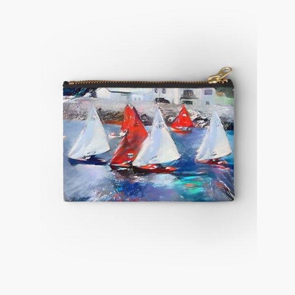 Item preview, AI Seabird Half Rater Sail Boats Racing at Trearddur Bay designed and sold by LymphomaLass.