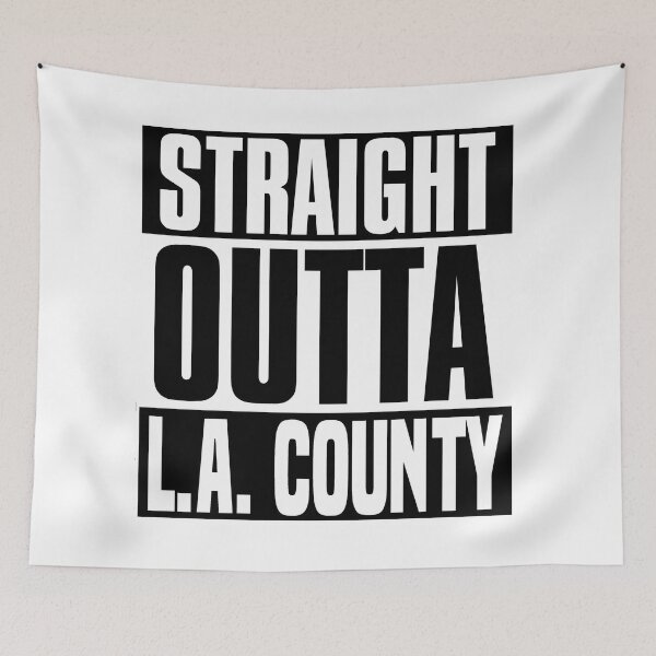 Item preview, Straight Outta L. A. County | Dark Version designed and sold by PureCreations.