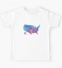 United States Silhouette Kids Tee