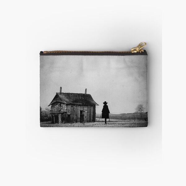 Item preview, Old creepy photo of scarecrow in the countryside A.I. generated designed and sold by JinxedMonster.
