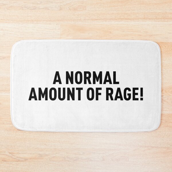Item preview, A Normal Amount Of Rage! (Black) designed and sold by FilipeFerreira.