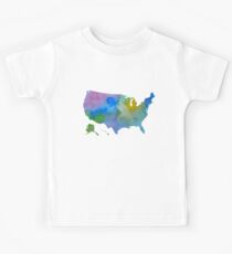 United States Silhouette Kids Tee