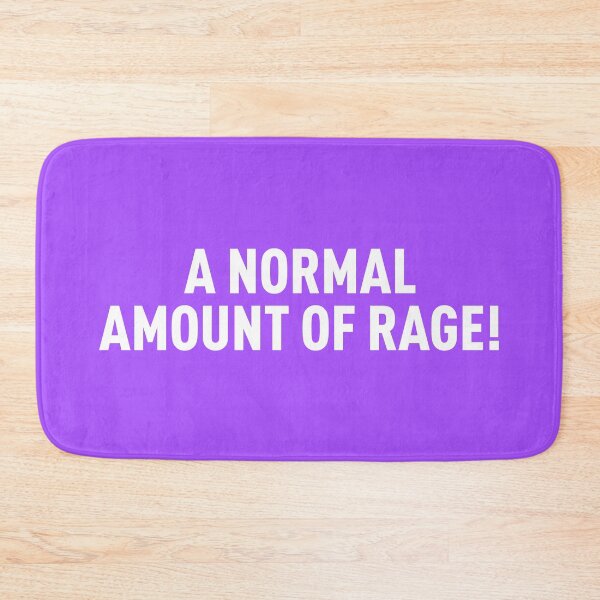 Item preview, A Normal Amount Of Rage! (Purple BG) designed and sold by FilipeFerreira.