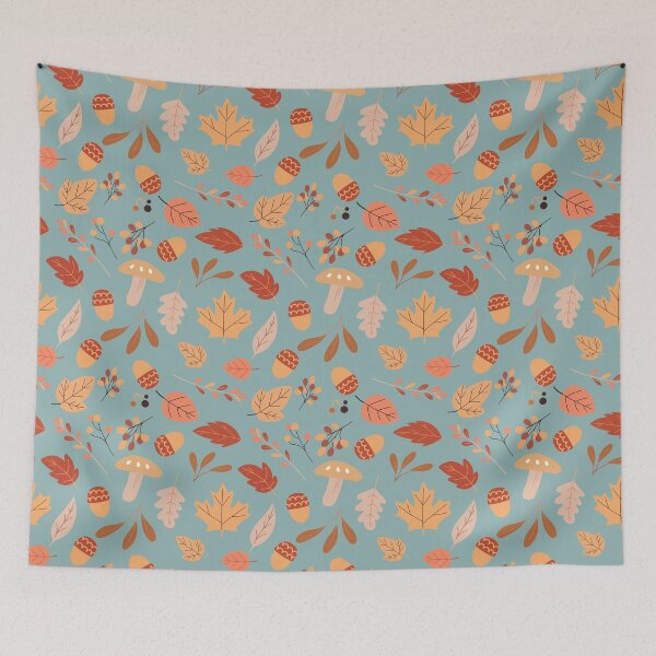 Item preview, Frost Blue Autumn Pattern designed and sold by Geo De la Cruz.