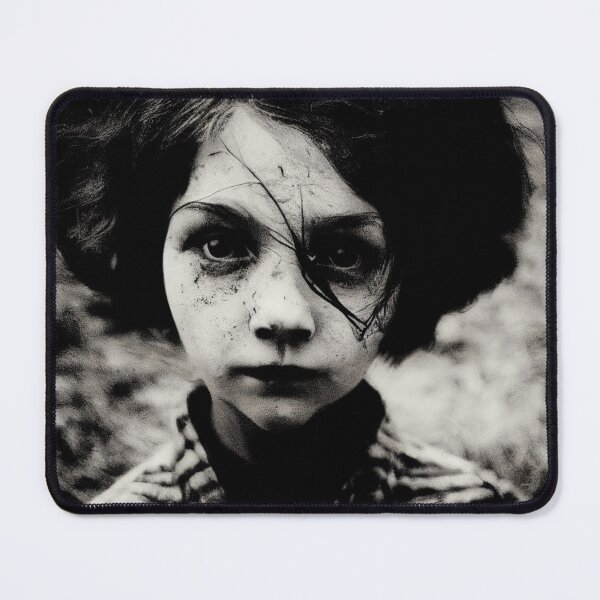 Item preview, Creepy photo of broken realistic human doll A.I. generated designed and sold by JinxedMonster.