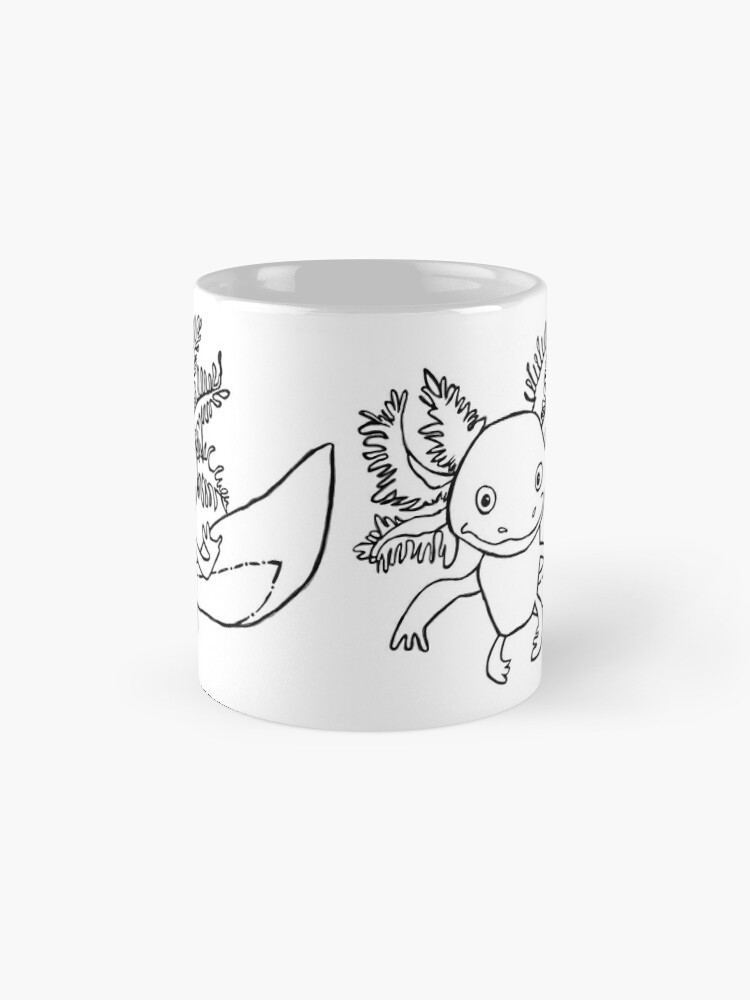 Ask Me About My Axolotl Cute Salamander White 11oz Ceramic Mug