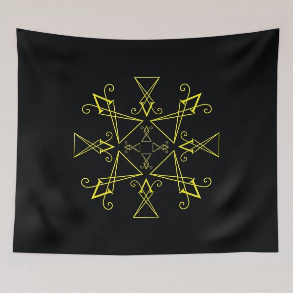 Item preview, Black Gold Luciferian Sigil Design designed and sold by thatyesicat.
