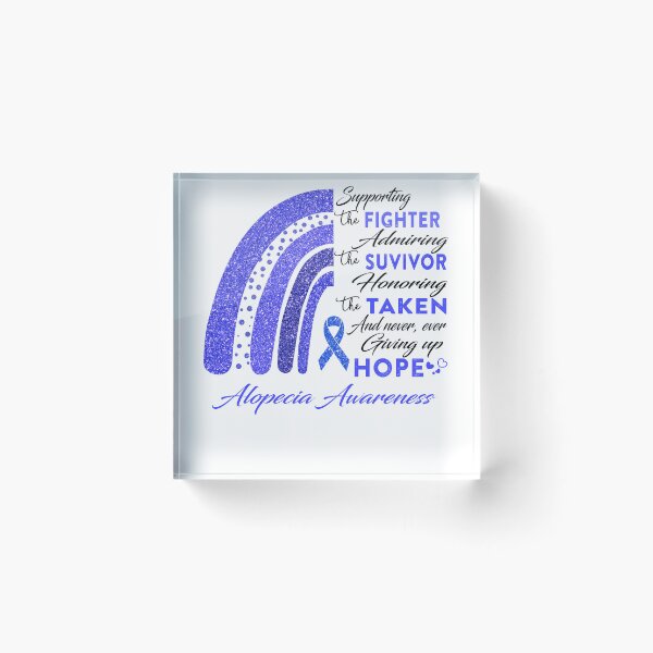 Item preview, Alopecia Warrior Supporting Fighter Alopecia Awareness designed and sold by Gillosina.
