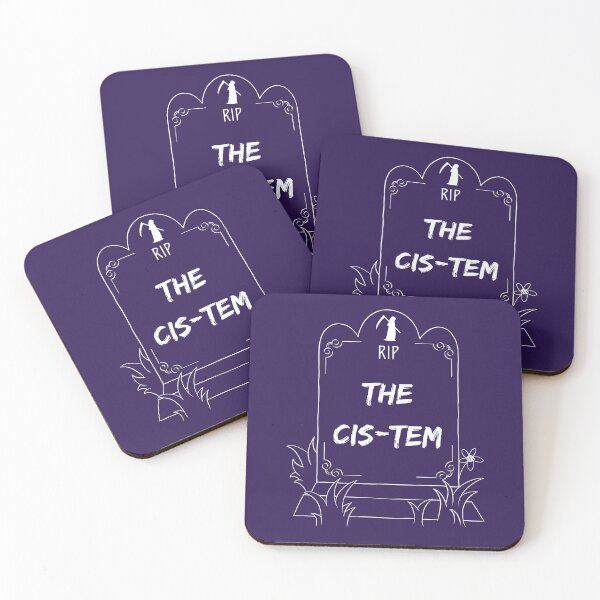 Item preview, RIP The Cis-tem Tombstone designed and sold by MidnightQueer.