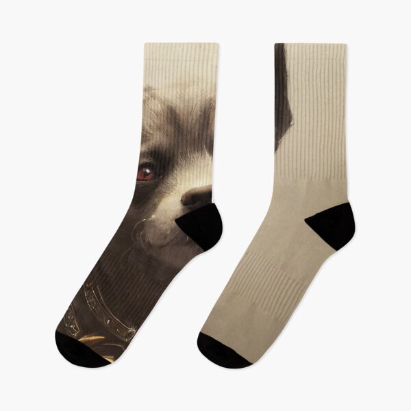 Item preview, A portrait of a fantasy hero dog designed and sold by ArchiesGallery.