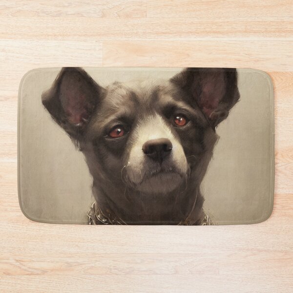 Item preview, A portrait of a fantasy hero dog designed and sold by ArchiesGallery.