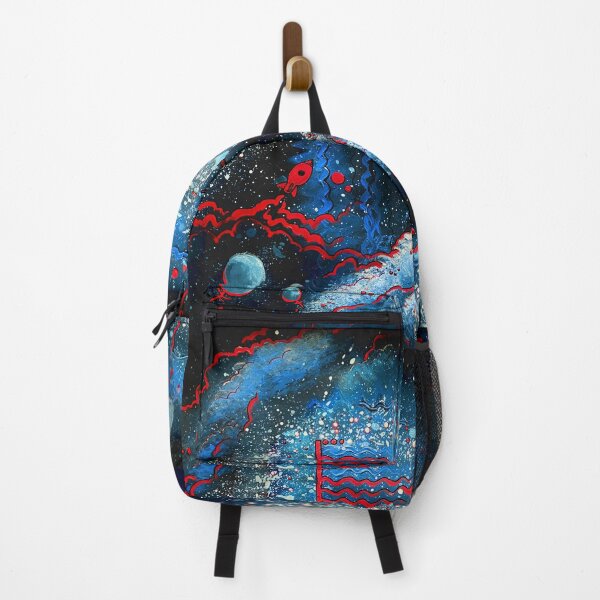 Item preview, Blue Space Red Symbols designed and sold by korynaq.