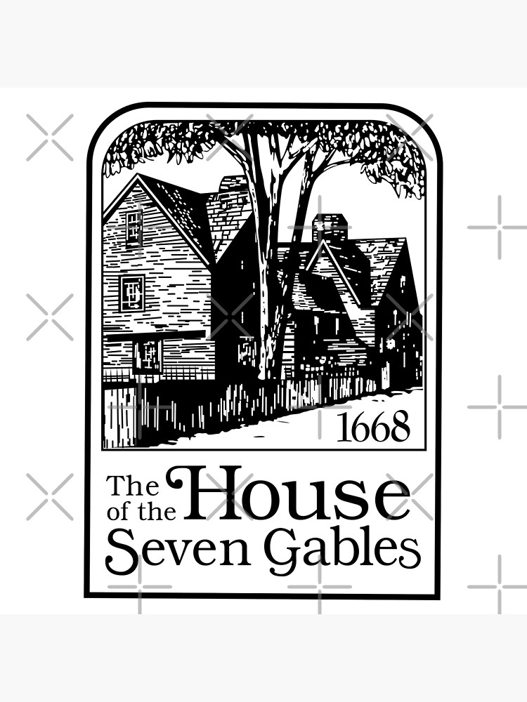 "the house of the seven gables" Poster for Sale by vintageLam Redbubble