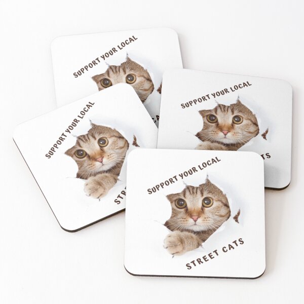 Item preview, Street Cats. Support Your Local Street Cats designed and sold by LaziniArts.