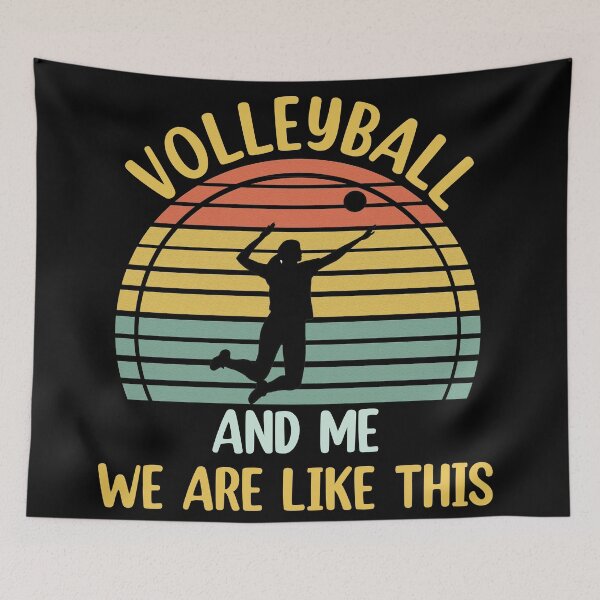 Item preview, Funny Retro Athletic Volleyball Team Sport Net Spike For Men  designed and sold by Rami Khalifah.