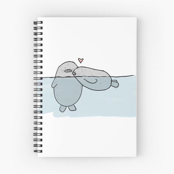 Item preview, Seals in love designed and sold by LemonSharkArt.
