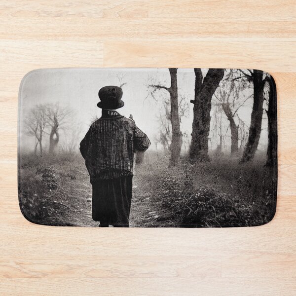 Item preview, Vintage creepy photo of person in the countryside A.I. generated designed and sold by JinxedMonster.