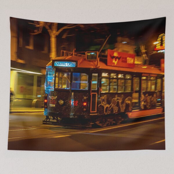 Item preview, Charing Cross Tram to Deborah Goldmine - White Night Bendigo 2022 designed and sold by Steven Jodoin.