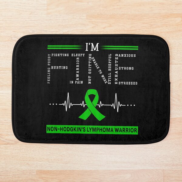 Item preview, I'm Fine Non-Hodgkin's Lymphoma Warrior Support Non-Hodgkin's Lymphoma Awareness Gifts designed and sold by rechardtee.