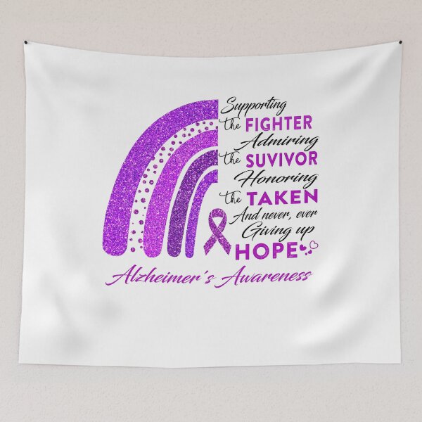 Item preview, Alzheimer's Warrior Supporting Fighter Alzheimer's Awareness designed and sold by Gillosina.