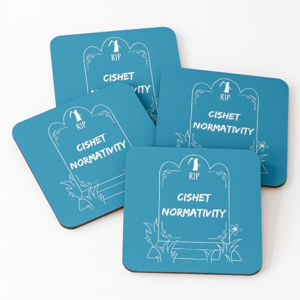 Item preview, RIP Cishet Normativity Tombstone designed and sold by MidnightQueer.