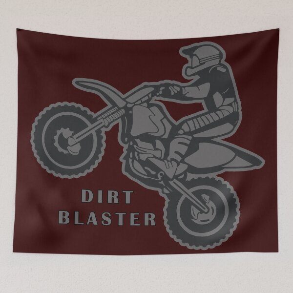 Item preview, Dirt Blaster Dirt Bike Man designed and sold by janraydesigns.