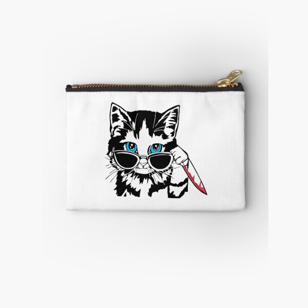 Item preview, cool cat with knife designed and sold by rezkiterus77.