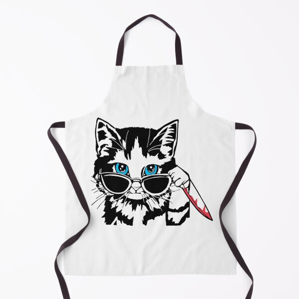 Item preview, cool cat with knife designed and sold by rezkiterus77.