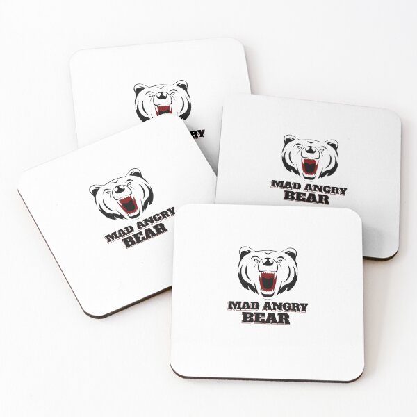 Item preview, Mad angry bear, animal cute bear panda designed and sold by Fumar3065.