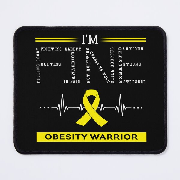 Item preview, I'm Fine Obesity Warrior Support Obesity Awareness Gifts designed and sold by rechardtee.