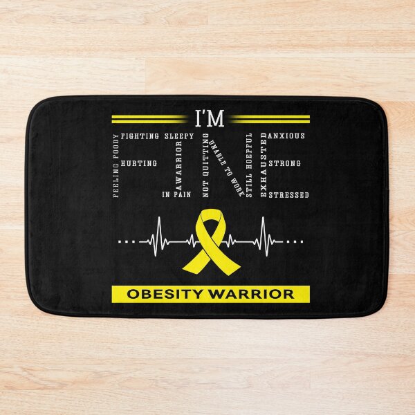 Item preview, I'm Fine Obesity Warrior Support Obesity Awareness Gifts designed and sold by rechardtee.