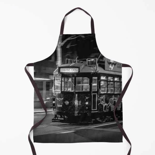 Item preview, Black and White Charing Cross Tram to Deborah Goldmine - White Night Bendigo 2022 designed and sold by Steven Jodoin.