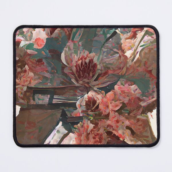 Item preview, Pink Impressionistic Petals-AI Floral Art designed and sold by BioDigital-Jazz.