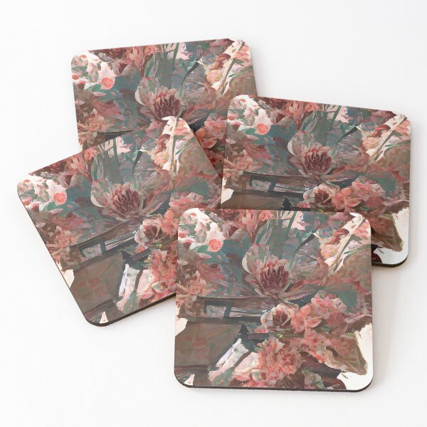Item preview, Pink Impressionistic Petals-AI Floral Art designed and sold by BioDigital-Jazz.