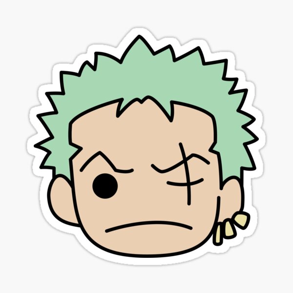 Item preview, Zoro Icon Sticker designed and sold by realishkyle.