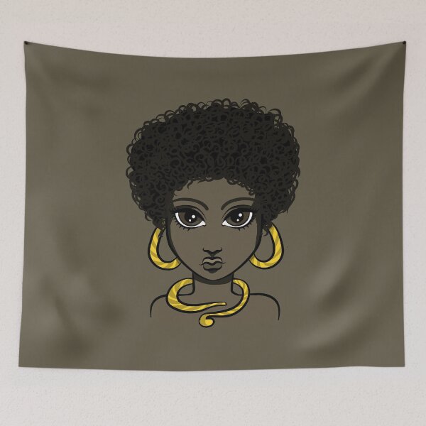 Item preview, The face of a teenaged girl. The mulatto in African style designed and sold by Nina Vetrova.