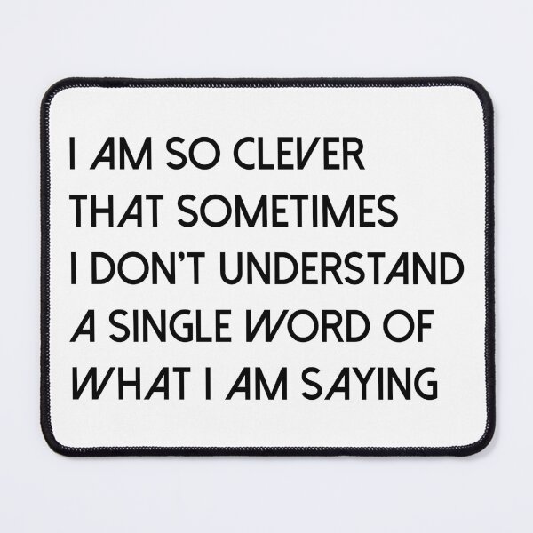 Item preview, So Clever in Black designed and sold by Dani B.