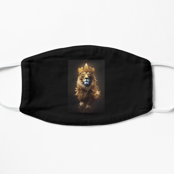 The King of Lions Flat Mask
