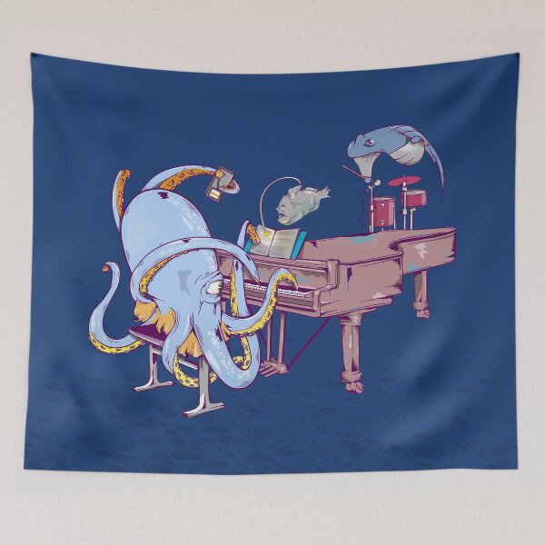 Item preview, Octopus learning piano designed and sold by piedaydesigns.