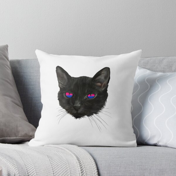Item preview, Bisexual Pride Black Cat designed and sold by mgietzen.