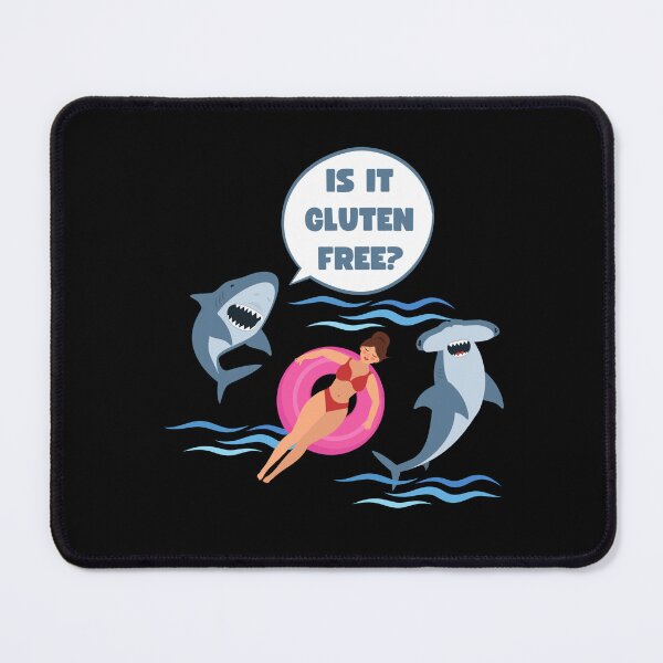 Item preview, Is It Gluten Free? Funny Shark Design designed and sold by appareltolove.